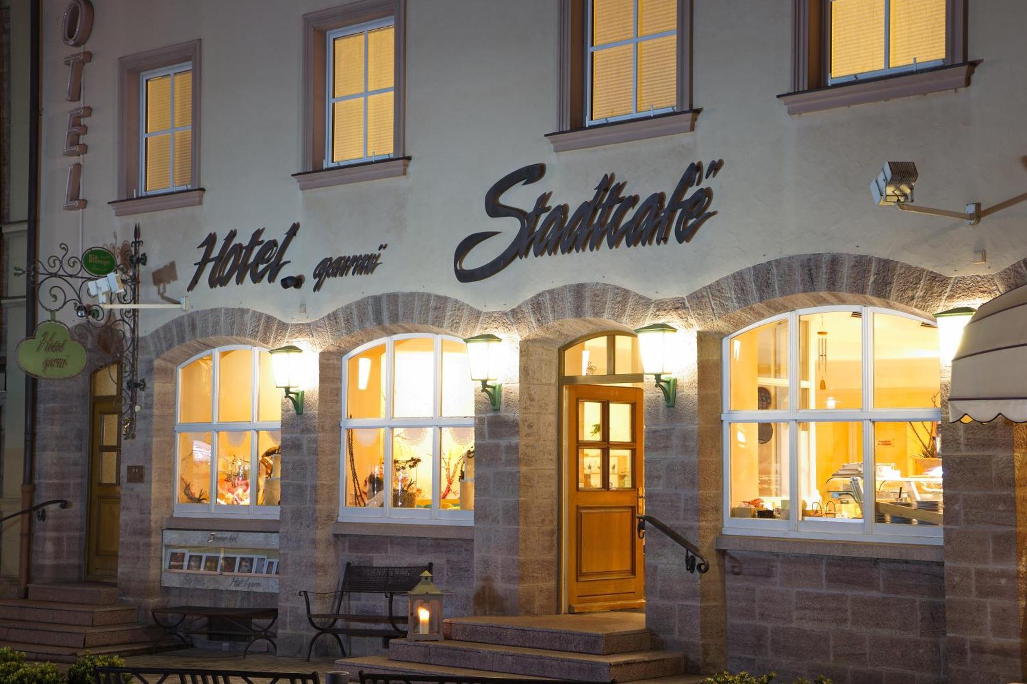 Stadtcafe Hotel Garni Hammelburg Exterior photo